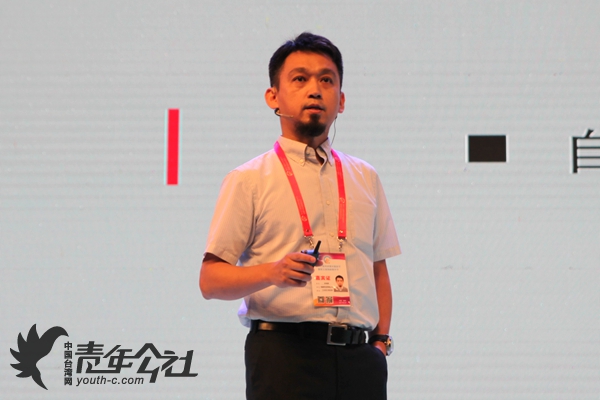 网龙网络公司工业设计部总监、来自台湾的IT人才彭俊杰。（中国台湾网 陈文韬 摄）.jpg
